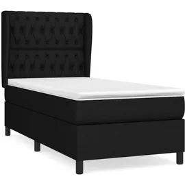 vidaXL Boxspringbett 100 x 200 cm Schwarz
