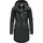 Ragwear Damen, Wintermantel warm gefütterter Parka lang wasserdicht mit Kapuze Elsie Melange Dark Green Gr. 3XL - 3XL