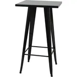 Mendler Stehtisch HWC-A73, Bistrotisch Bartisch, Metall Industriedesign 105x60x60cm ~ schwarz