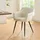 [en.casa] Esszimmerstuhl Birmingham Kunstleder beige
