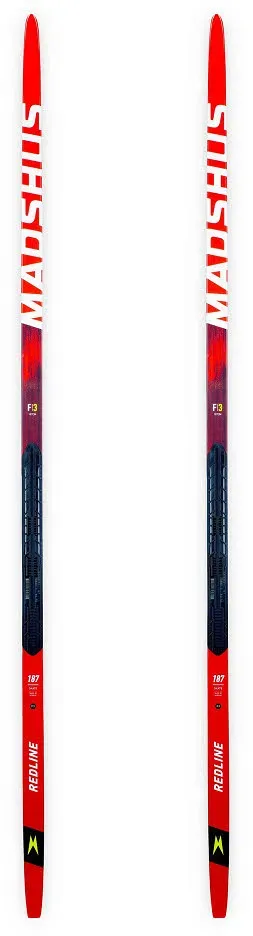 Madshus REDLINE SKATE F3 Skating Langlaufski ohne Bindung 2025/26 rot 187