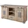 Massivmoebel24 Sideboard 128 x 70 x 45 cm Beige / Braun