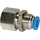Riegler Ger. Schott-Steckverschraubung »Blaue Serie«, M20x1,0, Rc 3/8 i.