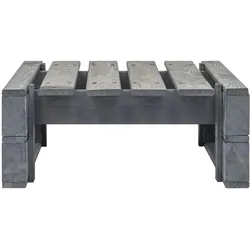 vidaXL Garten-Palettenhocker Holz Grau