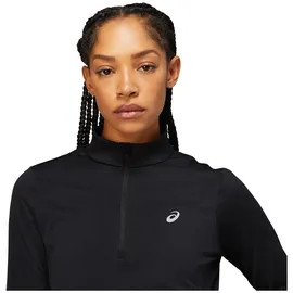 Asics Core Halfzip Sweatshirt Damen schwarz, XL