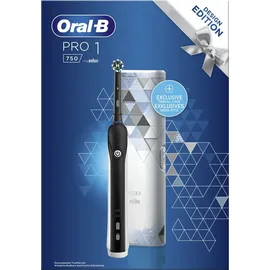 Oral-B Pro 1 750 Design Edition schwarz + Reiseetui