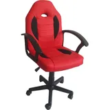 Hti-Living Junior Drehstuhl Kunstleder Rot