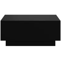 Mirjan24 Couchtisch Schwarz, Rechteckig,Rechteckig, 90x40x60 cm, Wohnzimmer, Wohnzimmertische, Couchtische