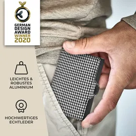 slimpuro Geldbörse Herren, Slim Wallet mit RFID Schutz, Leder-Geldbörse Herren Klein mit Münzfach, Portmonee für Herren und Damen, Kartenetui & Geldbeutel für Herren, Brieftasche für 12 Karten