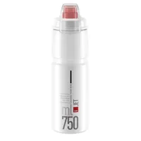 Elite Elite Unisex – Erwachsene Jet Plus Trinkflasche, Klar/Rot,