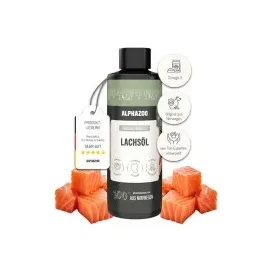 alphazoo Premium Lachsöl für Hunde 100 ml