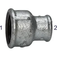 Riegler Muffen 240, IG/IG, Rp 2, Rp 1/2, schw.