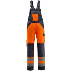 Warnschutz Latzhose "GOSFORD" Safe Light - 90C46 - orange/schwarzblau