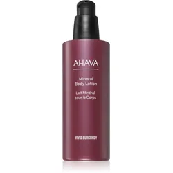 AHAVA Vivid Burgundy feuchtigkeitsspendende Bodylotion mit Mineralien aus dem Toten Meer 250 ml