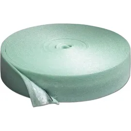 Empur Randdämmstreifen mit selbstklebender Folienlasche, grün, 8x150 mm, Rolle 50m