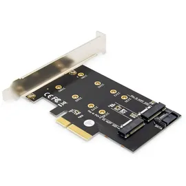 Digitus M.2 NGFF / NVMe SSD PCI Express 3.0 (x4) Add-On Karte