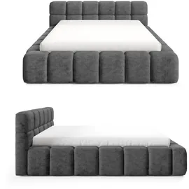 dekori.interiors NUBO Premium 180 x 200 cm Silber