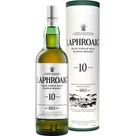Laphroaig 10 Years Old Islay Single Malt Scotch 40% vol 0,7 l Geschenkbox