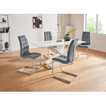 INOSIGN Essgruppe »Kaleo/Lola« (5-tlg)( grau