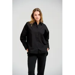Entspanntes Hemd - schwarz - Damen - TeeShoppen