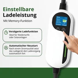 LDY Loady Mobile Ladestation Typ 2 (11 kW, 16 A) - 5 m Kabel