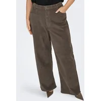 ONLY CARMAKOMA Carhope Global Ex Hw Wide Cord PNT Noos Cordhose Morel 50 32