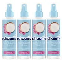 4x200ml Schauma Feuchtigkeit & Glanz Sprüh Spülung | Reiswasser
