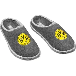 Borussia Dortmund Filzpantoffel grau Gr. 40-41