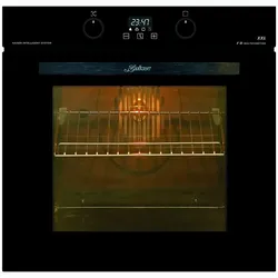 Kaiser EH 6361 s  -  Schwarzer Einbau Backofen 79L Drehknebel PUSH mit Licht