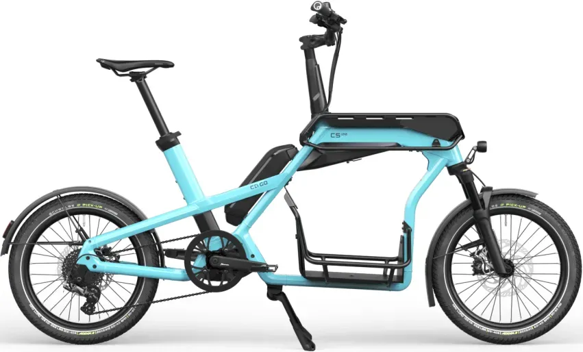 CA GO BIKE CS100 Active Mint Blue: E-Lastenrad für umweltbewusstes, entspanntes Fahren