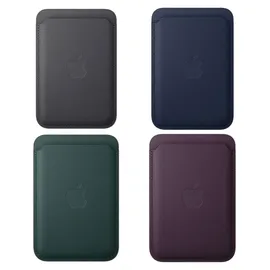 Apple iPhone Feingewebe Wallet mit MagSafe Schwarz