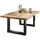 Lomadox Couchtisch Eiche Braun 110 x 70 cm