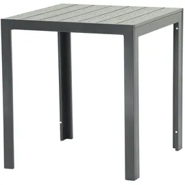 Gardissimo Soul Gartentisch 70 x 70 x 0 cm Anthrazit/Grau