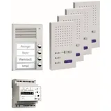 TCS PPAF04-EN/02 Sprechanlagen-Set Aufputz für 4 WE