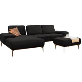W.Schillig Polsterhocker run 75 x 46 x 60 cm Schwarz
