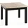 WFL GROUP Quadratischer Esstisch 100-200 x 76,5 cm Eiche Sonoma Hellbraun