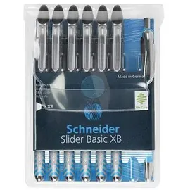 Schneider Kugelschreiber Basic Schwarz 0,7 mm 6 St.