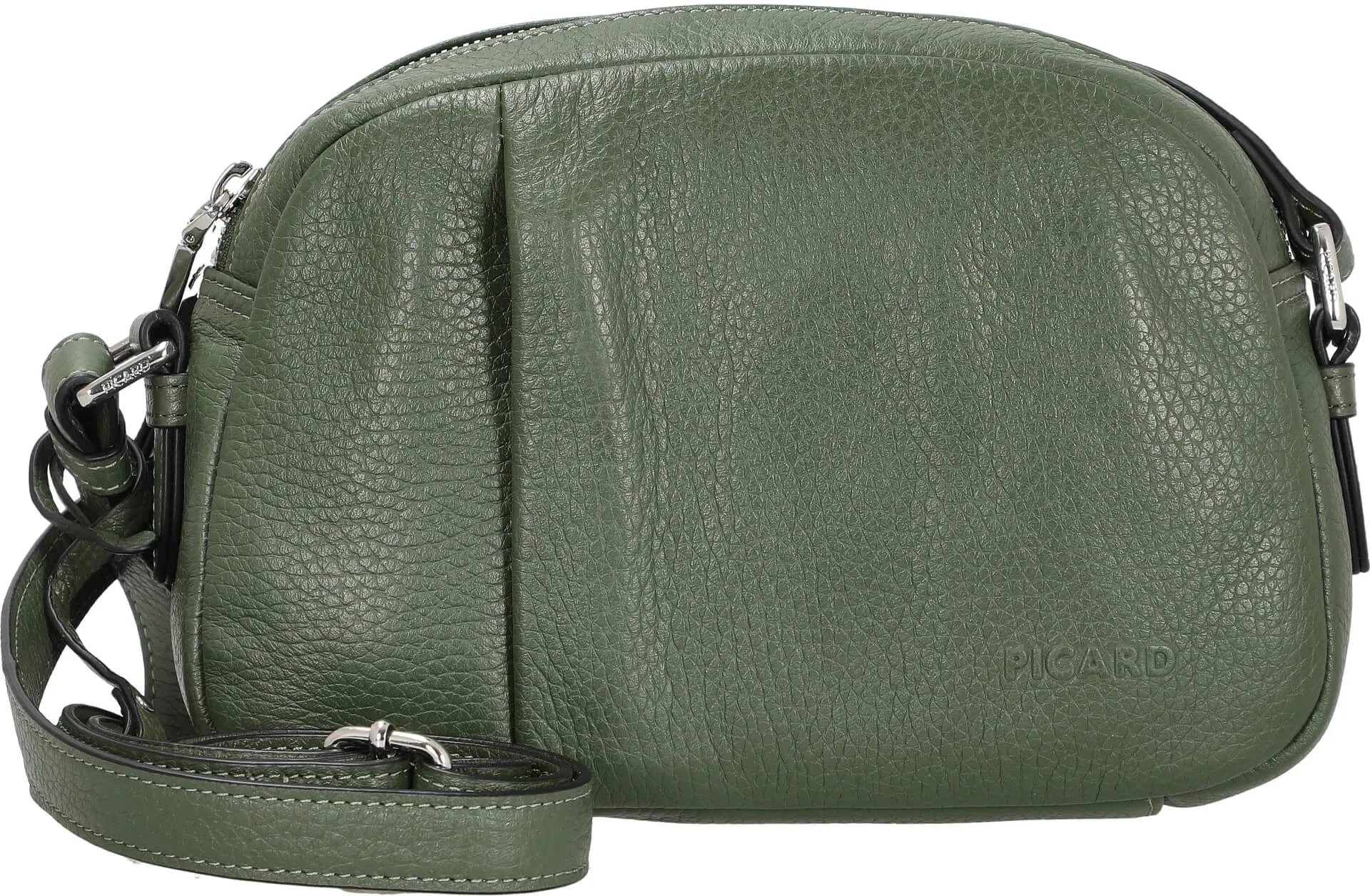 Picard Pure - Umhängetasche 21 cm Rindsleder (pesto)