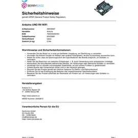 Arduino Uno Rev4 Wifi