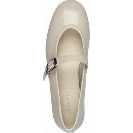 TAMARIS Damen Ballerina mit Strap flach, beige, 38 EU