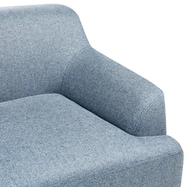 Beliani Sofa 3-Sitzer Sosjo Stoff Blau