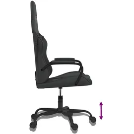 vidaXL Gaming-Stuhl mit Massagefunktion Kunstleder Schwarz