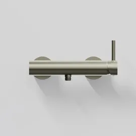 Steinberg Serie 100 Duscharmatur Aufputz-Einhebelmischer für 1 Verbraucher Brushed Nickel 1001220BN