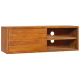 vidaXL Wand-TV-Schrank 90x30x30 cm Teak Massivholz