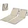 Outsunny Gartenliege 142 x 51 x 40 cm Blau/Weiß