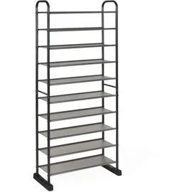 Costway Schuhregal 66 x 152 x 29 cm schwarz