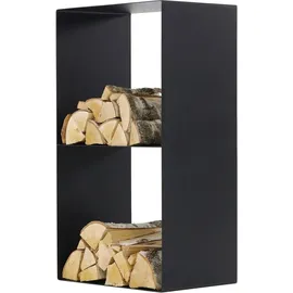 Magnus Kaminholzregal Stahl 45 x 30 x 80 cm Schwarz