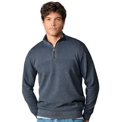 Troyer CASAMODA "CASAMODA Troyer uni", Herren, Gr. 6XL, grau, 100% Baumwolle, Pullover