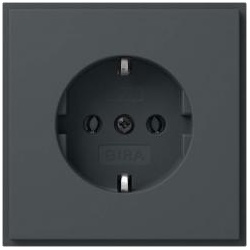 Gira SCHUKO-Steckdose  IP 20 (anthrazit)