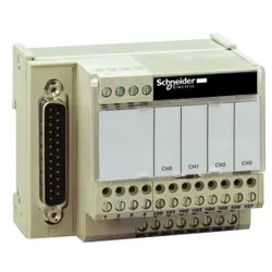 Schneider Electric ABE7CPA21 Klemmenblock ABE7, zur Umsetzung von 4 analogen Ausgangskanälen